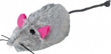 Trixie hosszú szőrű sípoló játék egér (9 cm)