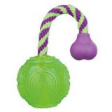 TRIXIE Játék kutyának - labda zsinóron 7 x 25 cm