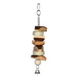 TRIXIE Játék madaraknak - fa és luffaszivacs, 33cm