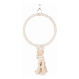 Trixie Játék Papagájnak Kötél Karika Golyóval, 24cm