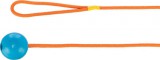 TRIXIE Játék Tömör Gumi Labda Kötéllel (7 cm átmérő, 30 cm hosszú zsinórral)