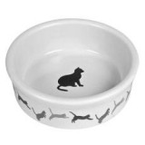 TRIXIE Kerámia macskatál, mintás - 250 ml