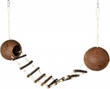 Trixie kókusz odú létrával hörcsögöknek, egereknek (ø 13 × 100 cm)