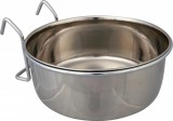 Trixie krómozott fém tál madaraknak akasztós tartóval (Űrtartalom: 900 ml | Átmérő: 14 cm)