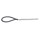 TRIXIE Kutyapóráz - fekete fogantyú, 110cm/2mm