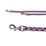 TRIXIE Kutyapóráz, fonott - fényvisszaverő piros-kék, S-M 2m