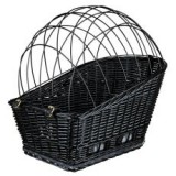 TRIXIE Kutyaszállító kosár kerékpárra ráccsal 35 × 49 × 55 cm