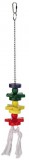 TRIXIE madárjáték színes csillag, karika fűzve