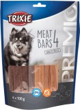 Trixie Meat Bars 4 - Kacsás, bárányos, halas és csirkés jutalomfalat csíkok kutyáknak (4 x 100 g) 400 g