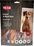 Trixie Meat Bars 4 - Kacsás, bárányos, halas és csirkés jutalomfalat csíkok kutyáknak (4 x 100 g) 400gr