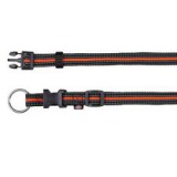TRIXIE Nylon nyakörv kutyáknak - fekete narancs, L-XL