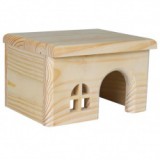 TRIXIE Rágcsáló házikó egyenes tetővel - közepes méretű