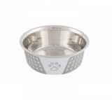 Trixie szilikonnal bevont fém tál