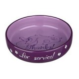 TRIXIE Tál macskáknak képpel, kerámia - 0,3l