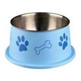 TRIXIE Tálka hosszú fülű kutyáknak, világos kék - 0,9 L