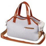 TRIXIE Táska AMBER kutyáknak és macskáknak, kékes - fehér 20 x 27 x 42 cm