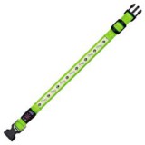 TRIXIE Világító nyakörv USB Flash S/M, zöld 30 - 40 cm