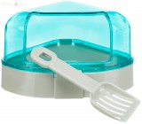 TRIXIE WC hörcsögnek sarok fedeles lapáttal 11x11x8