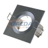 TRONIX 148-001 Spot lámpatest süllyesztett szögletes üres fix 80x80mm IP20 alumínium