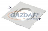 TRONIX 148-034 Spot lámpatest süllyesztett szögletes üres állítható 180x180mm IP20 fehér AR111