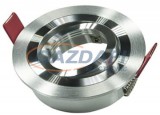 TRONIX 148-553 Spot lámpatest süllyesztett kerek üres állítható d=92mm IP20 alumínium