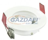 TRONIX 148-555 Spot lámpatest süllyesztett kerek üres fix d=79mm IP20 fehér
