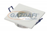 TRONIX 148-556 Spot lámpatest süllyesztett szögletes üres fix 79x79mm IP20 fehér
