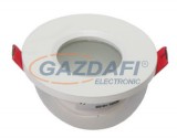 TRONIX 148-558 Spot lámpatest süllyesztett kerek üres fix d=84mm IP65 fehér