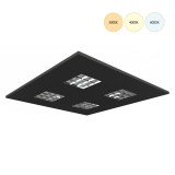 TRONIX 174-271 LED Panel | 60*60 | Tri-white | Fekete keret | UGR