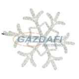 TRONIX 580-021 LED kültéri dekorációs hópehely, alumínium keret, 13W, 60x52cm, IP44, 2400K