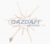 TRONIX 580-030 Motívum, 12 ágú csillag, 50*43cm, 3000K, meleg fehér Neon LED