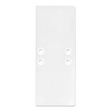 TRONIX 8101006 E66 végzáró, fehér RAL9010 Komp. LED profil: PL13, 2db