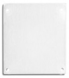 TRONIX 8102024 végzáró, E69 Alu fehér RAL9010 Komp. LED profil: PN17, 2db, incl.