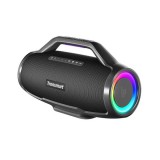 Tronsmart bang max bluetooth hordozható hangszóró (v5.3, ipx6 vízálló, 130w, aux kimenet, rgb) fekete