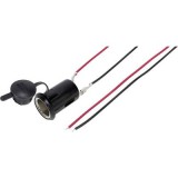 TRU COMPONENTS Beépíthető szivargyújtó csatlakoz aljzat, védősapkával Terhelhetőség max.=10 A (548044)