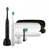 TrueLife SonicBrush Compact Duo szónikus fogkefe szett fekete és fehér (TLSBCD) (TLSBCD)
