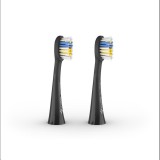 TrueLife SonicBrush K150 UV Sensitive Plus Elektromos fogkefe Pótfej - Fekete (2db) (TLSBK150UVHSEP)