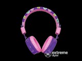 Trust 23608 Bluetooth fejhallgató gyerekeknek, lila