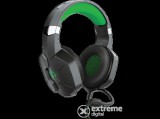 Trust 24324 GXT 323X Carus mikrofonos fejhallgató, fekete/zöld