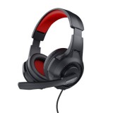 Trust 24785 fejhallgató és headset Vezetékes Fejpánt Játék Fekete, Vörös