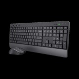 Trust 24919 Trezo magyar, RF, 1800 dpi Fekete vezeték nélküli billentyűzet és egér