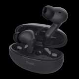 Trust 25296 yavi enc true wireless bluetooth fekete fülhallgató