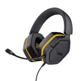 Trust 25784 headset Vezetékes Fejpánt Fekete, Sárga Gamer