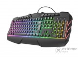 Trust Billentyűzet Gamer - GXT 881 ODYSS Semi-Mechanical (RGB LED háttérvilágítás; USB; fekete; magyar)