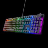 Trust Billentyűzet Gamer - GXT866 Torix (Mechanikus, Huano switch; RGB LED háttérvilágítás; USB; fekete; angol)