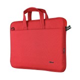Trust Bologna Eco-friendly Slim Laptop Bag for 16" Red 24449