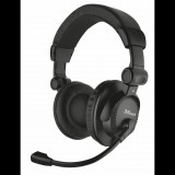 Trust Como mikrofonos fejhallgató fekete (21658) (21658)
