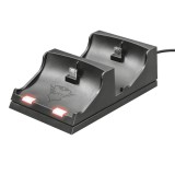 Trust Gaming GXT 235 Duo PS4 DualShock Fekete kontroller töltőállomás