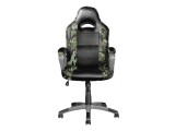 Trust Gaming GXT 705C Ryon, Max. 150 kg, 74 cm Háttámla, Műbőr, Zöld Terepmintás gaming szék