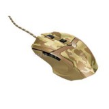 Trust GXT 101D Gav Optical Gamer Egér USB (sárga-camo) (22794)